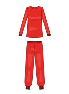 Modal-Pyjama "Lux05" - Frau